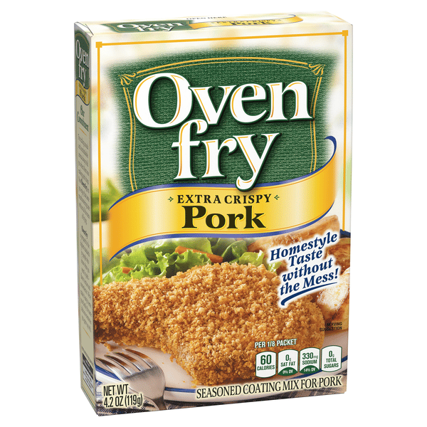 Kraft Oven Fry Extra Crispy Seasoned Coating for Pork | Hy-Vee