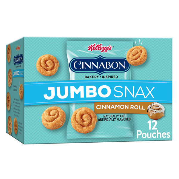 Kellogg's Cinnabon Jumbo Snax, Bakery Inspired 12-0.42oz | Hy-Vee