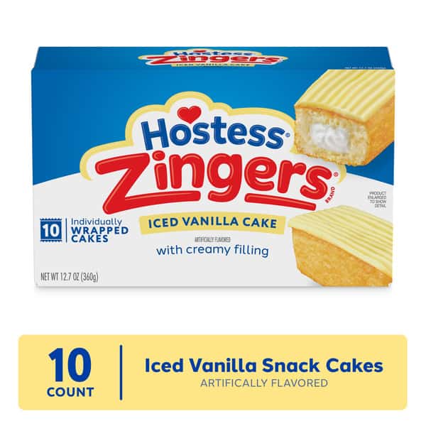 Vanillaページ Hostess Iced Vanilla Zingers 10Ct | Hy-Vee Aisles Online Grocery