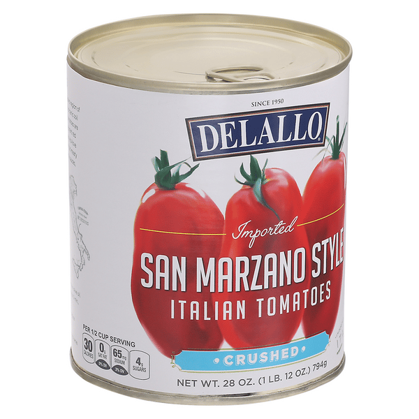 Delallo Italian Tomatoes, San Marzano Style, Crushed | Hy-Vee