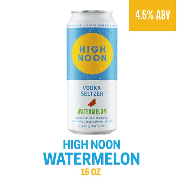 High Noon Watermelon Vodka Hard Seltzer | Hy-Vee Aisles Online
