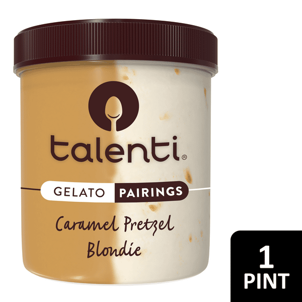 Talenti Gelato Pairings Caramel Pretzel Blondie | Hy-Vee Aisles