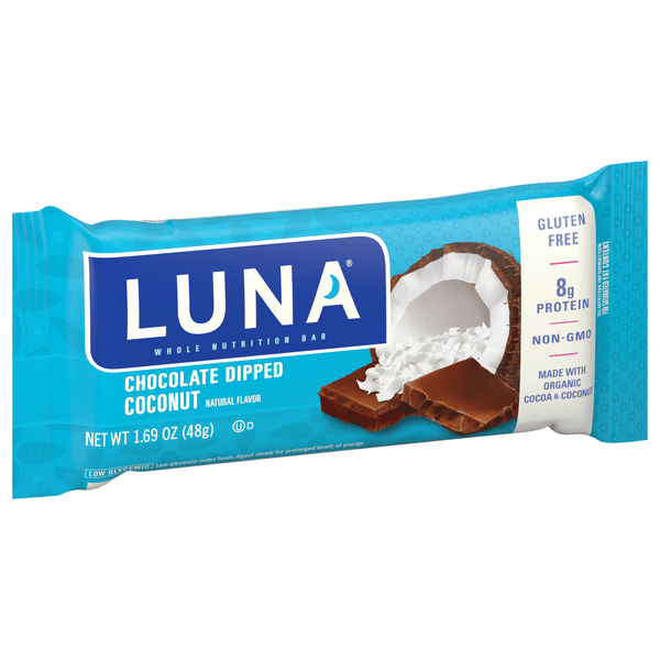 LUNA Chocolate Dipped Coconut Bar | Hy-Vee Aisles Online Grocery