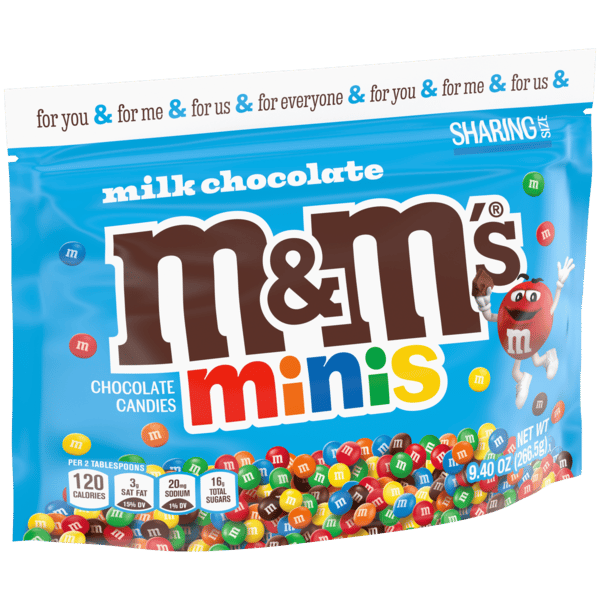 M&M'S Minis Milk Chocolate Candy, Sharing Size 9.4 oz Bag | Hy-Vee