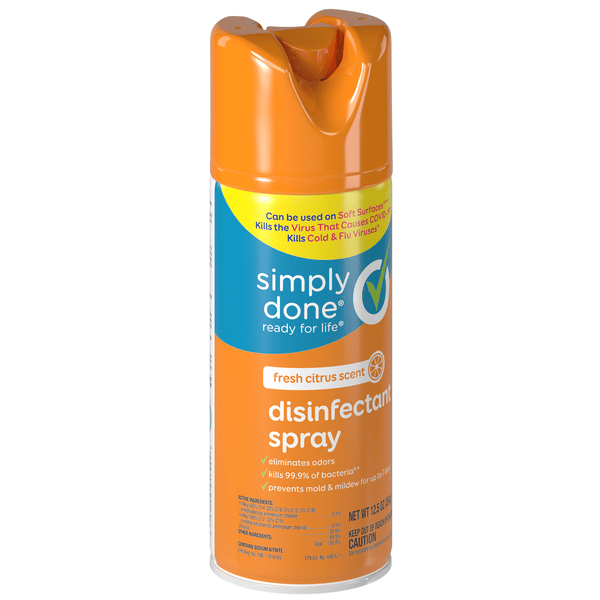 Simply Done Disinfectant Spray Citrus | Hy-Vee Aisles Online