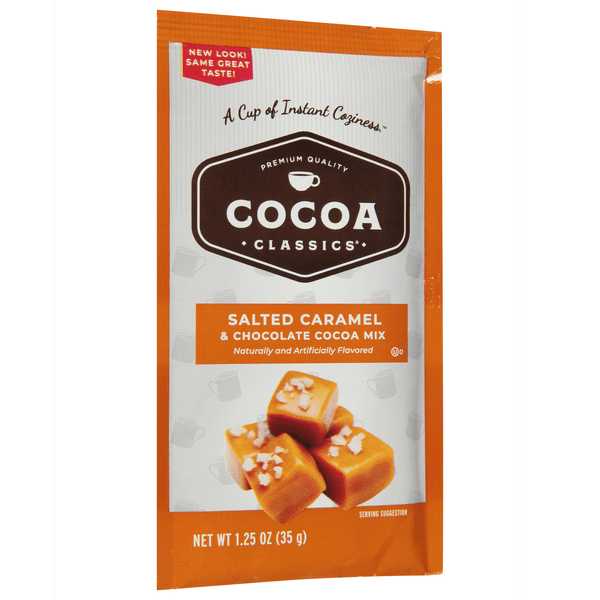 Cocoa Classics Salted Caramel Cocoa Mix 1.25 oz | Hy-Vee Aisles