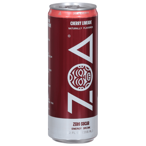Zoa Zero Sugar Cherry Limeade Energy Drink 12 fl oz | Hy-Vee