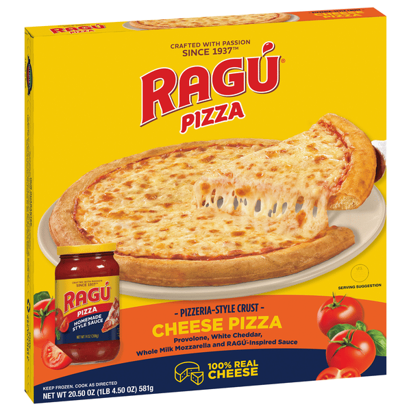 Ragu Pizzeria-Style Crust Cheese Pizza 20.50 oz | Hy-Vee Aisles