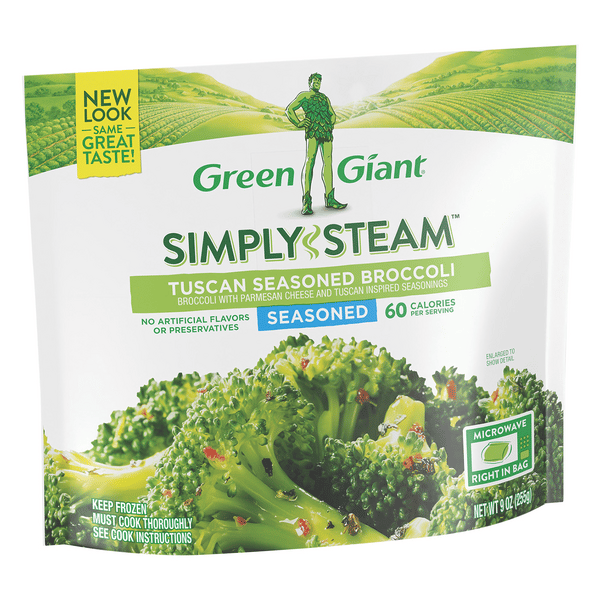 Green Giant Simply Steam Seasoned Tuscan Seasoned Broccoli 9 oz