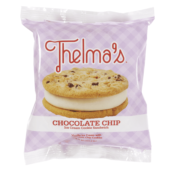 Thelma's Chocolate Chip with Vanilla Ice Cream Sandwich | Hy-Vee