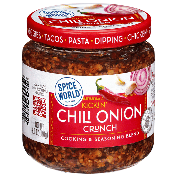 Spice World Cooking & Seasoning Blend, Chili Onion Crunch | Hy-Vee