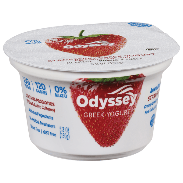 Odyssey Strawberry Greek Yogurt | Hy-Vee Aisles Online Grocery