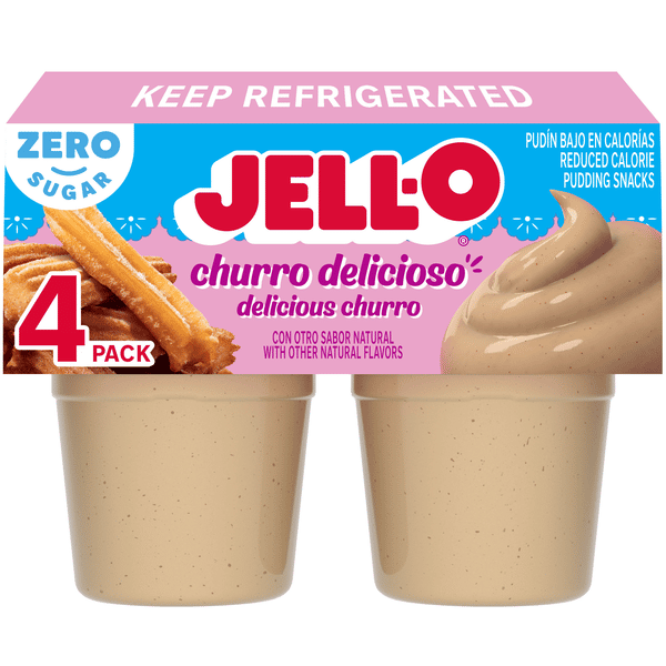 Jell-O Churro Delicioso Sugar Free Pudding Cups | Hy-Vee Aisles