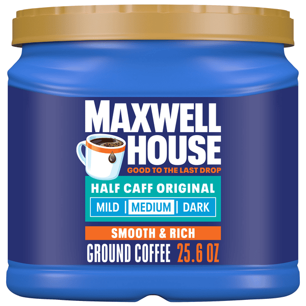 Maxwell House Half Caff Ground Coffee | Hy-Vee Aisles Online
