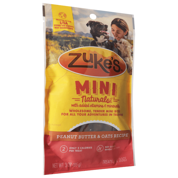 Zuke's Mini Naturals Training Dog Treats Peanut Butter & Oats