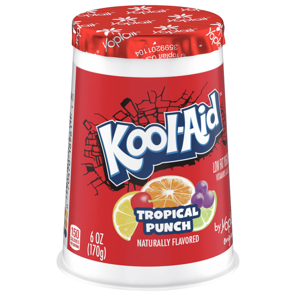 Yoplait Kool-Aid Tropical Punch Low Fat Yogurt | Hy-Vee Aisles