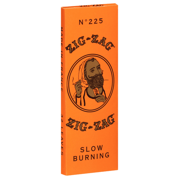 Zig-Zag Slow Burning N 225 Cigarette Papers 32 Leaves 32 ea | Hy