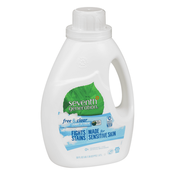 Seventh Generation Natural Laundry Detergent Free & Clear 33Lds