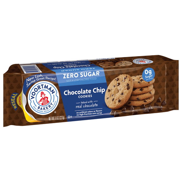 クッキー④ Voortman Bakery Sugar Free Chocolate Chip Cookies | Hy-Vee Aisles