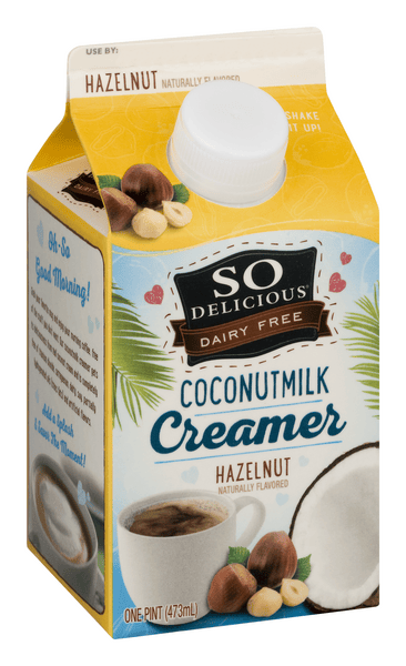 So Delicious Dairy Free Hazelnut Coconutmilk Coffee Creamer | Hy