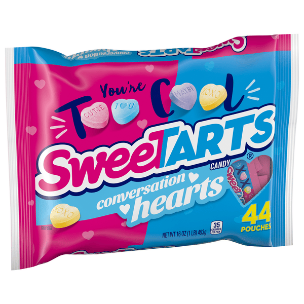 SweeTarts Conversations Hearts Candy Pouches 44Ct | Hy-Vee Aisles