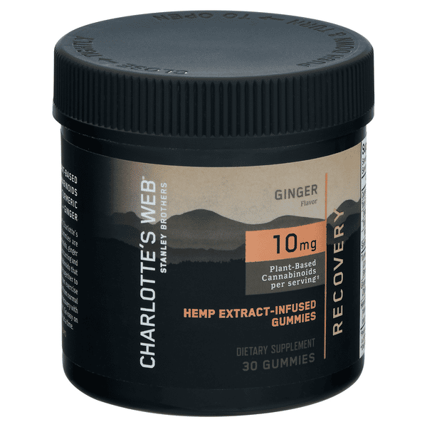 Charlotte's Web CBD Gummies, Recovery, 10 Mg, Ginger Flavor | Hy
