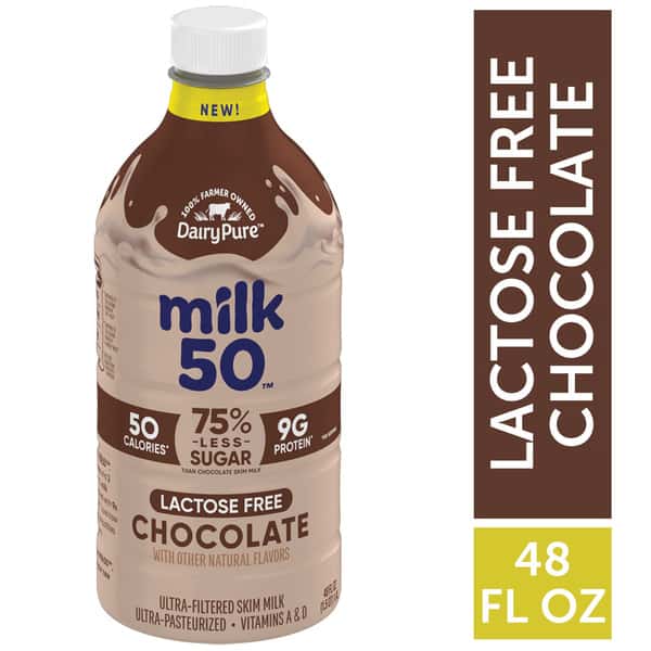 DairyPure Milk 50 Chocolate Lactose Free Skim Milk | Hy-Vee Aisles