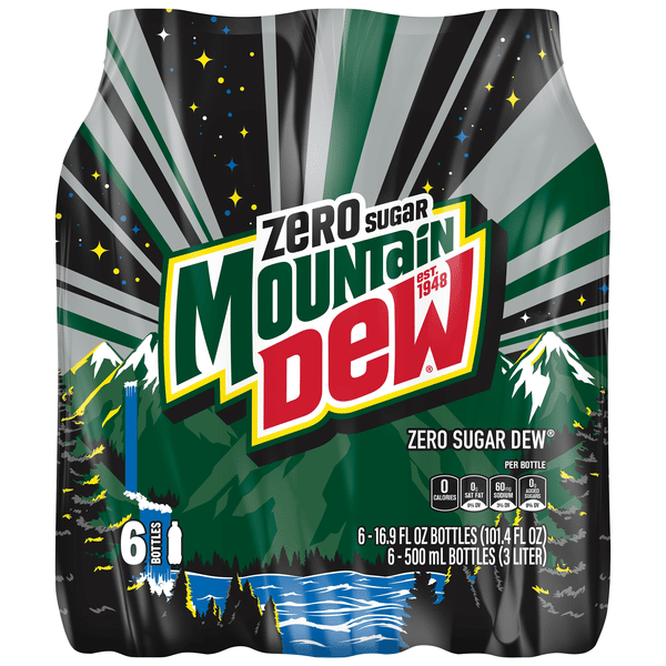 Mountain Dew Zero Sugar 6 Pack | Hy-Vee Aisles Online Grocery Shopping