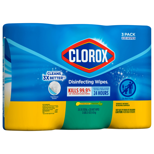 Clorox Disinfecting Wipes Value Pack, Bleach Free Cleaning Wipes