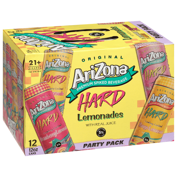 AriZona Hard Lemonades Variety Party Pack 12Pk | Hy-Vee Aisles
