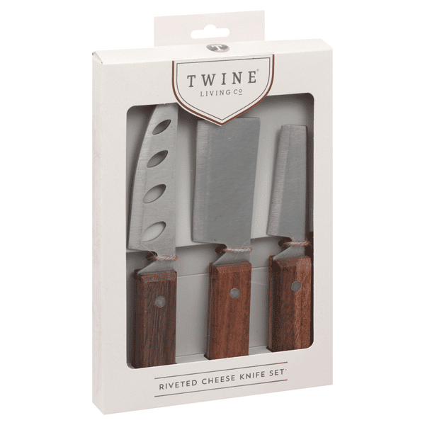 Twine Living Co Riveted Cheese Knife Set | Hy-Vee Aisles Online