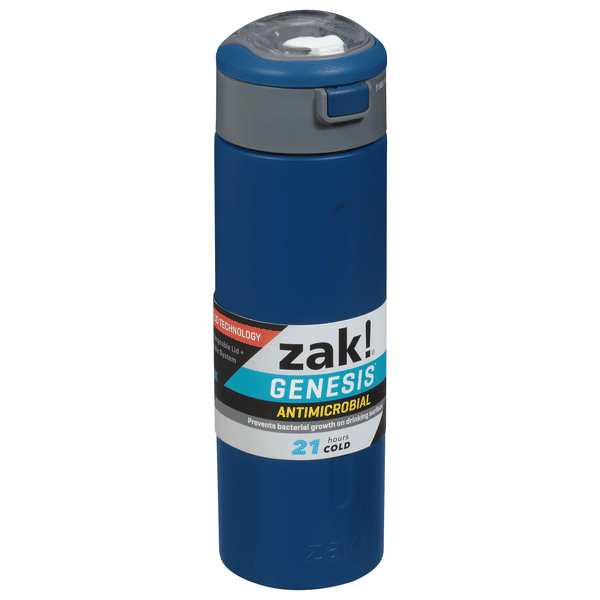 Zak! Designs 24oz Stainless Steel Insulated Water Bottle, Genesis