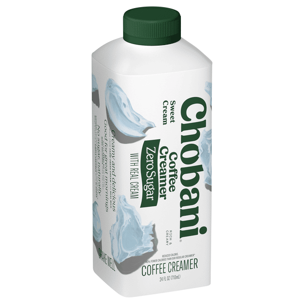 Chobani Coffee Creamer, Zero Sugar, Sweet Cream | Hy-Vee Aisles