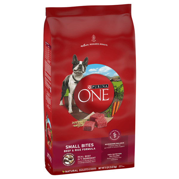 Purina ONE SmartBlend Small Bites Beef & Rice Formula Adult