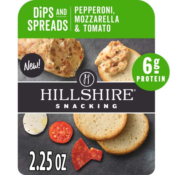 Hillshire Snacking Dips And Spreads, Pepperoni, Mozzarella