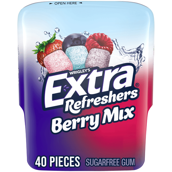 EXTRA Refreshers Berry Mix Gum | Hy-Vee Aisles Online Grocery Shopping