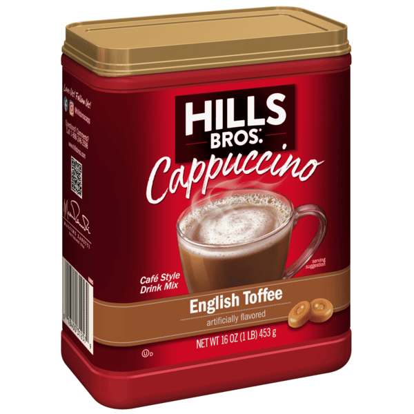 Hills Bros Cappuccino English Toffee | Hy-Vee Aisles Online
