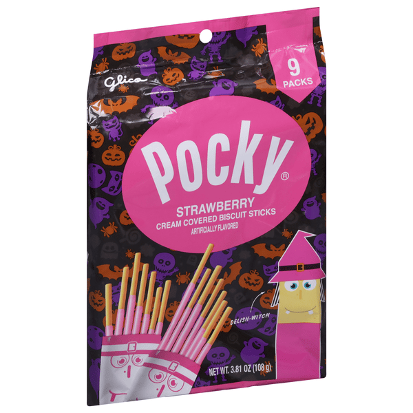 Japanese Strawberry Pocky Cookie Sticks | Hy-Vee Aisles Online