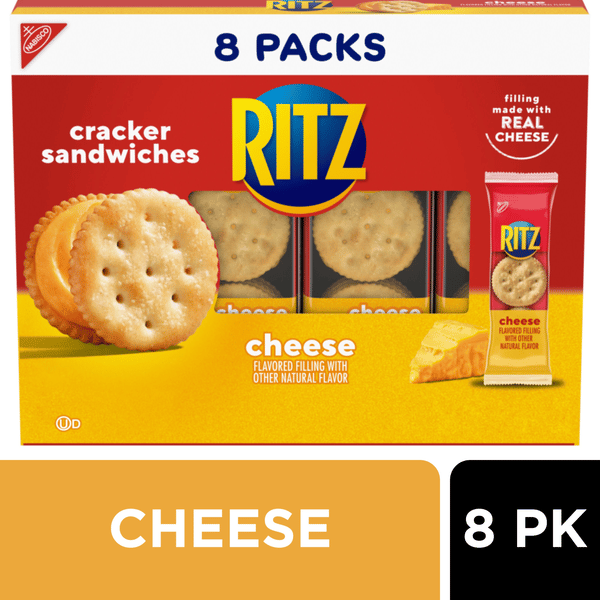 Ritz Cracker Sandwiches, Cheese, 8 Pack | Hy-Vee Aisles Online