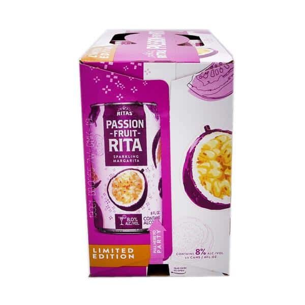 Ritas Passion-Fruit-Rita Sparkling Margarita 12Pk | Hy-Vee Aisles