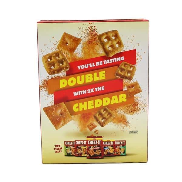 Cheez-It Duoz Cheddar Jack & Sharp Cheddar Pretzel Snack Crackers
