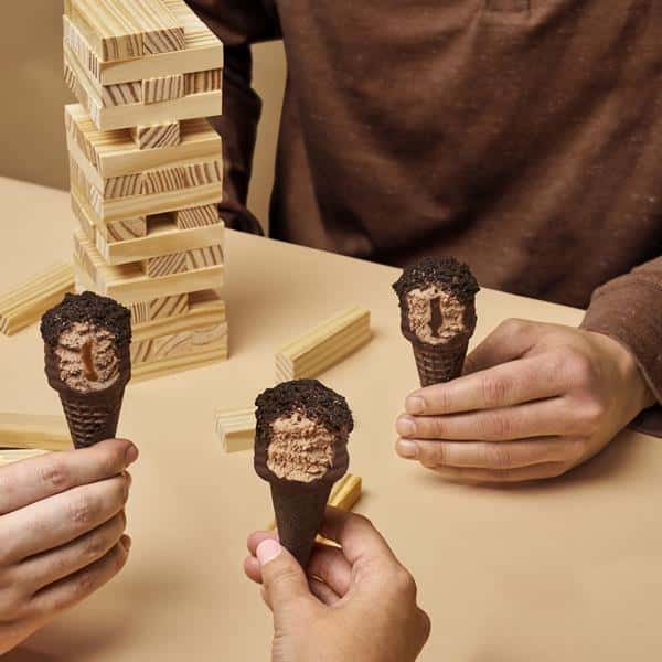 Blue Bunny Mini Swirls Chocolate Lovers Cones, Frozen Dessert, 8