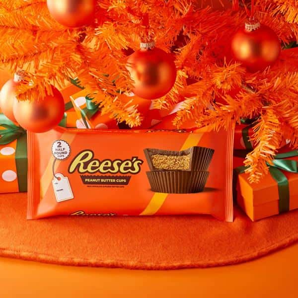 REESE'S Milk Chocolate Half-Pound Peanut Butter Cups, Candy Pack
