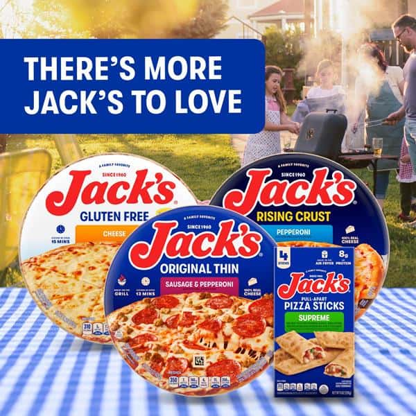 Jack's Original Thin Crust Sausage & Pepperoni Frozen Pizza | Hy