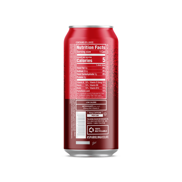 Sparkling ICE Caffeine, Cherry Vanilla Flavored Sparkling Water