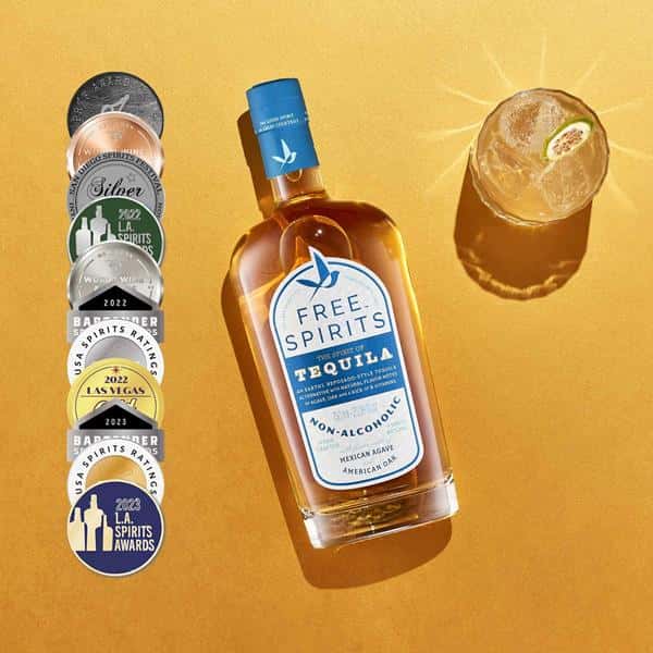 Free Spirits Non-Alcoholic Mexican Agave and American Oak Tequila