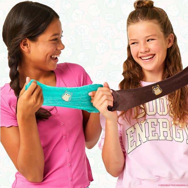 Original Squishmallows Winston the Owl Premium Cloud Slime, Blue