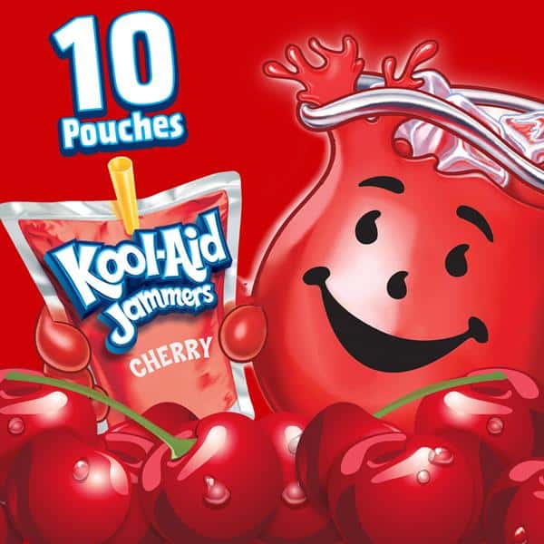 Kool-Aid Jammers Cherry Flavored 0% Juice Drink, 10ct Box | Hy-Vee