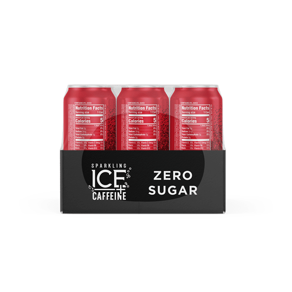 Sparkling Ice +Caffeine, Cherry Vanilla Flavored Sparkling Water