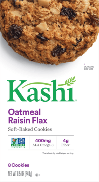 Kashi Oatmeal Raisin Flax Soft-Baked Cookies | Hy-Vee Aisles